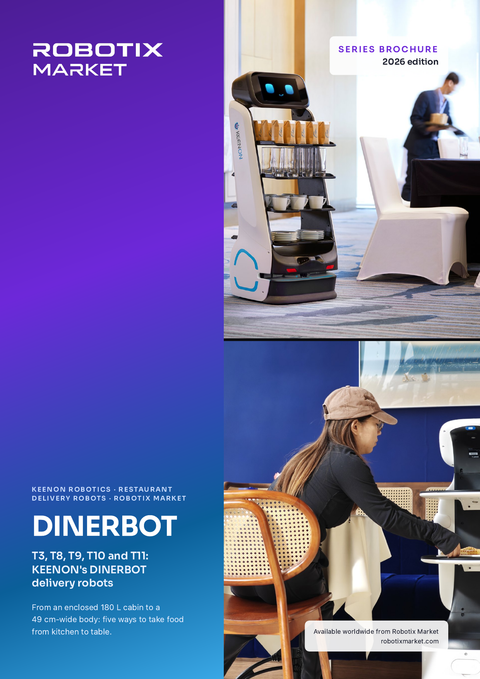 Keenon DINERBOT T8 Restoran Teslimat Robotu – Ürün Broşürü