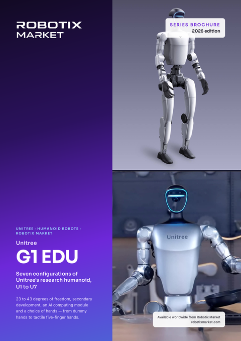 Unitree Robotics G1 Edu Plus U2 – Брошюра о продукте