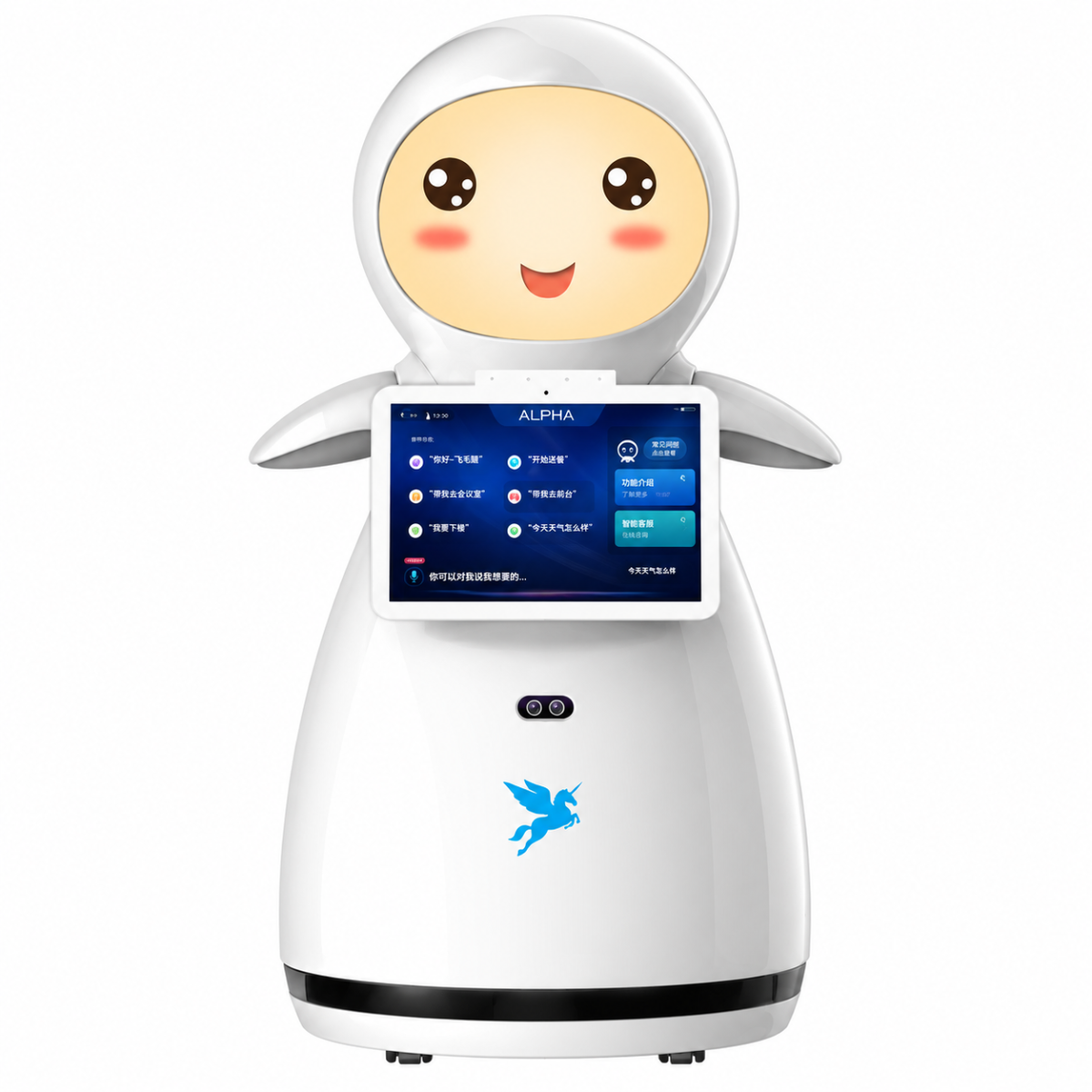 Alpha Snow Reception Robot